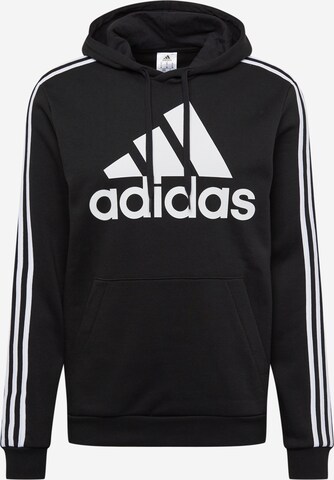 ADIDAS SPORTSWEAR Sportsweatshirt 'Essentials' in Schwarz: predná strana