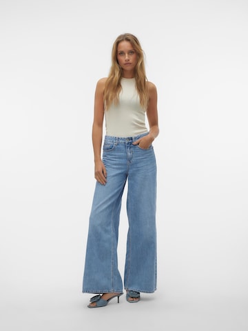 VERO MODA Wide leg Jeans 'Annet' in Blauw