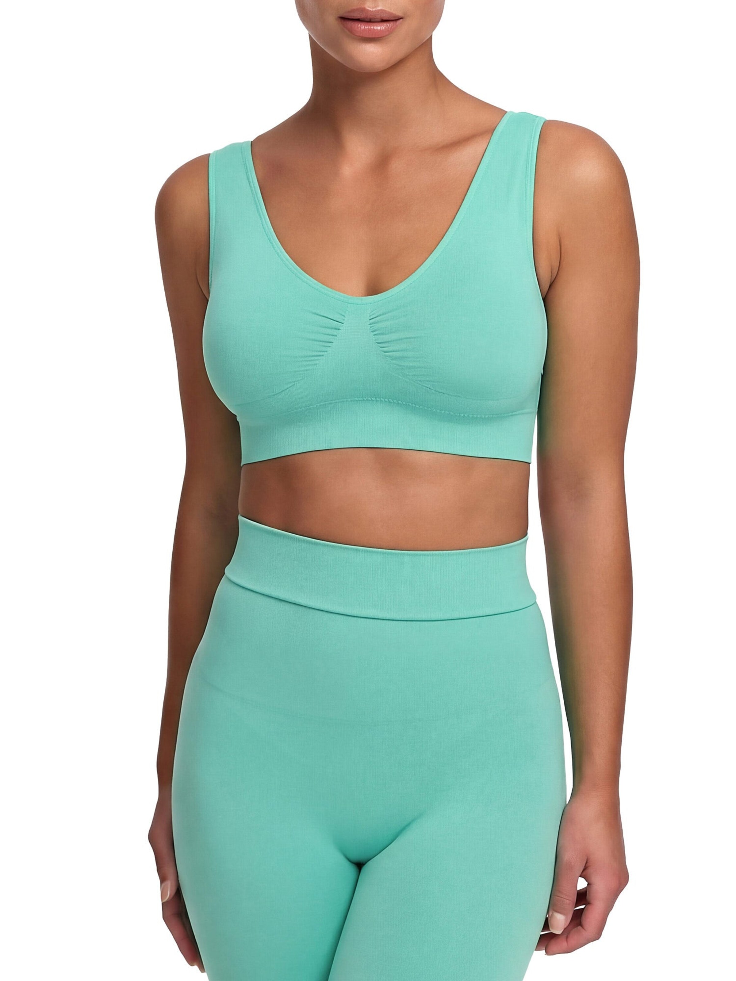 Soutien-gorge 'Comfy Bra' cfab by creamy fabrics en vert : devant