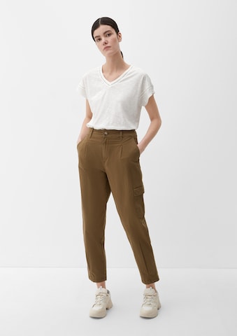 s.Oliver Tapered Cargo trousers in Green