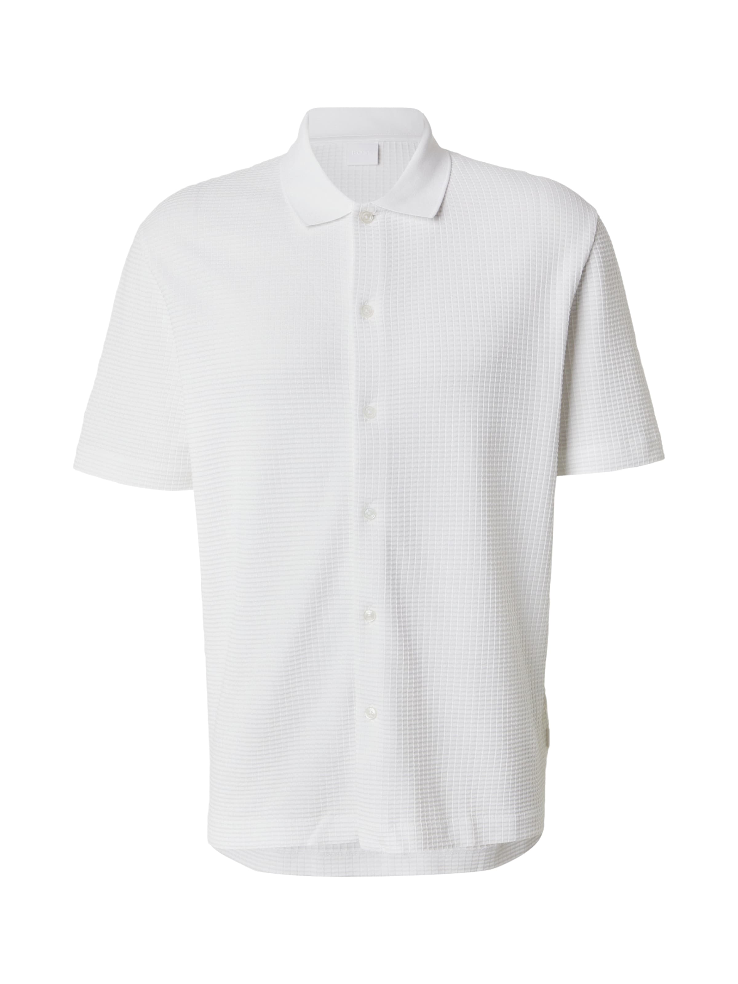 BOSS - Regular Fit Camisa 'C-Palladio 120' em branco: frente