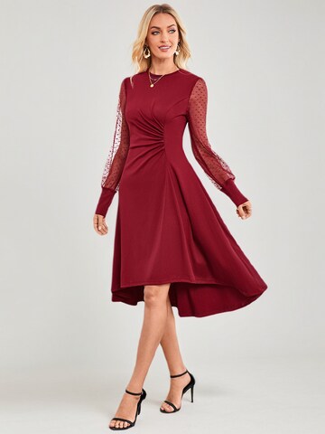 LapaPlus Cocktailjurk in Rood