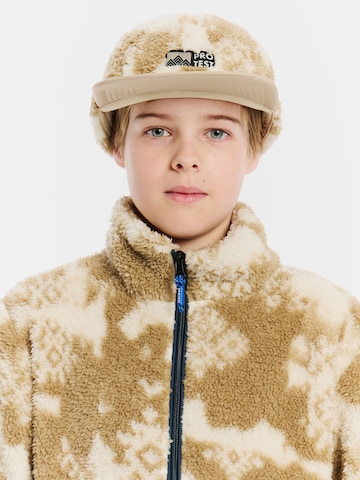PROTEST Fleece jas 'PRTMalton JR' in Bruin