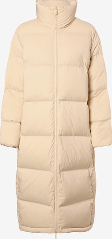 Manteau d’hiver Calvin Klein en beige : devant