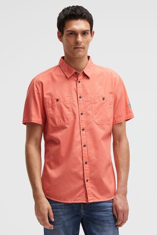 CAMP DAVID Regular fit Button Up Shirt in Orange: front
