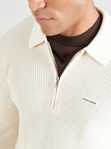 Pull-over GUESS JEANS en blanc