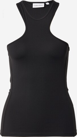 Top de la Calvin Klein pe negru: față