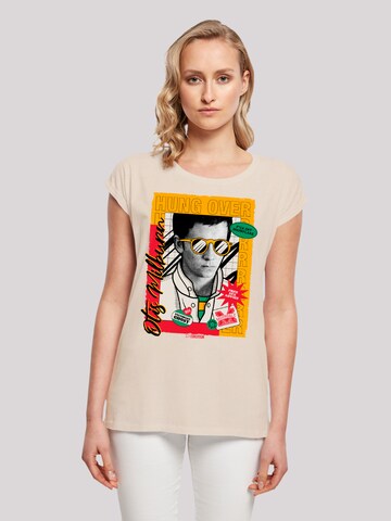 T-shirt 'Sex Education Otis Hung Over Netflix TV Series' F4NT4STIC en beige : devant