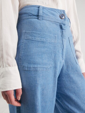 sessun Wide Leg Hose in Blau