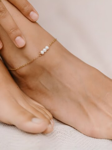 hiBALI Fußschmuck 'Pearly Anklet'‌‌‌‌‌‌‌‌‌ in Gold