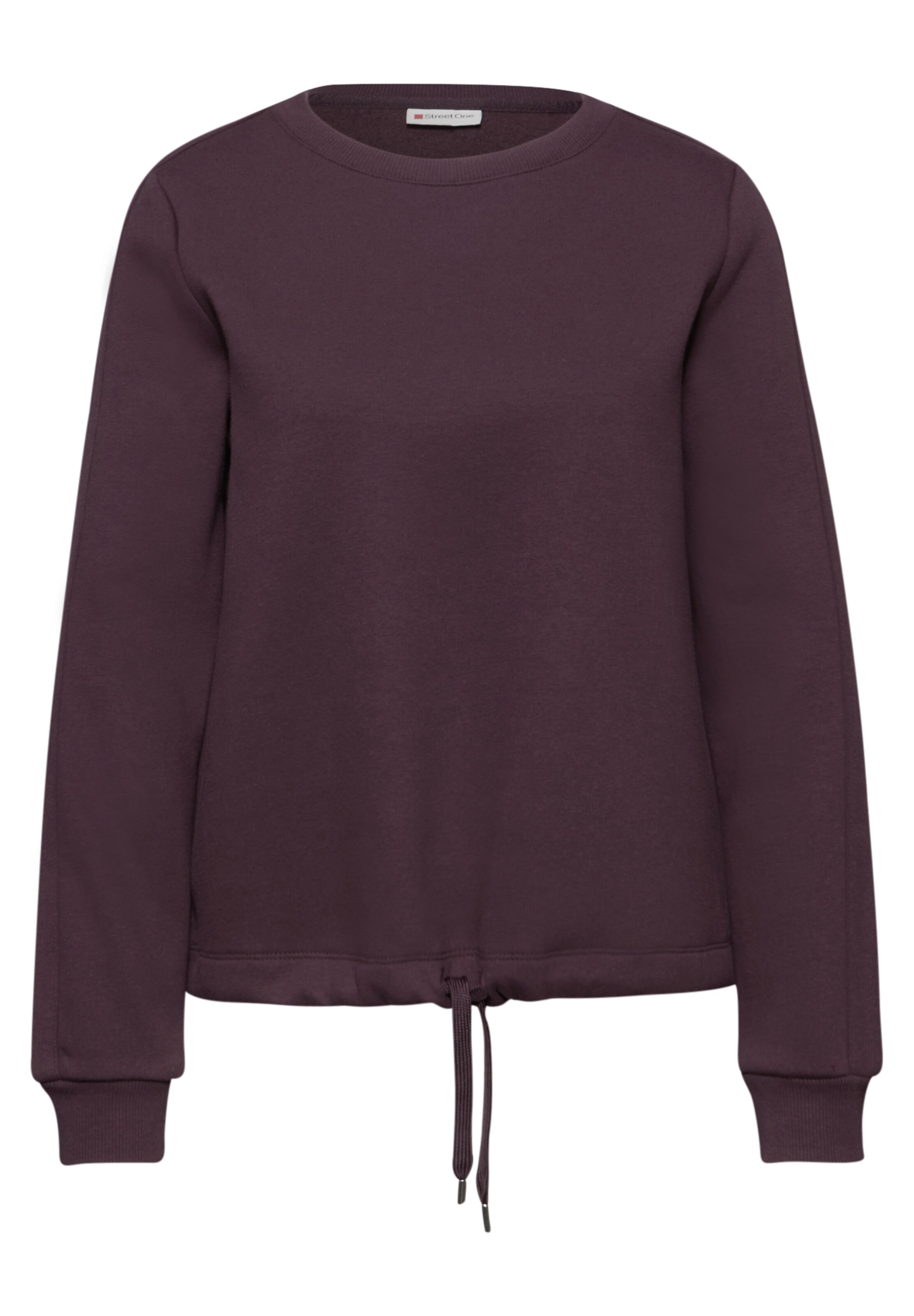 STREET ONE Sweatshirt in Purple: front