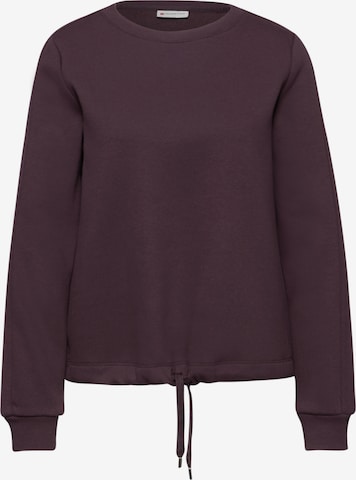 STREET ONE Sweatshirt in Purple: front