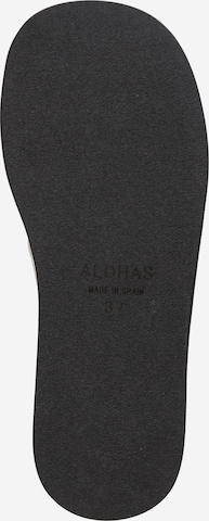 Alohas T-bar sandals 'Overcast' in White