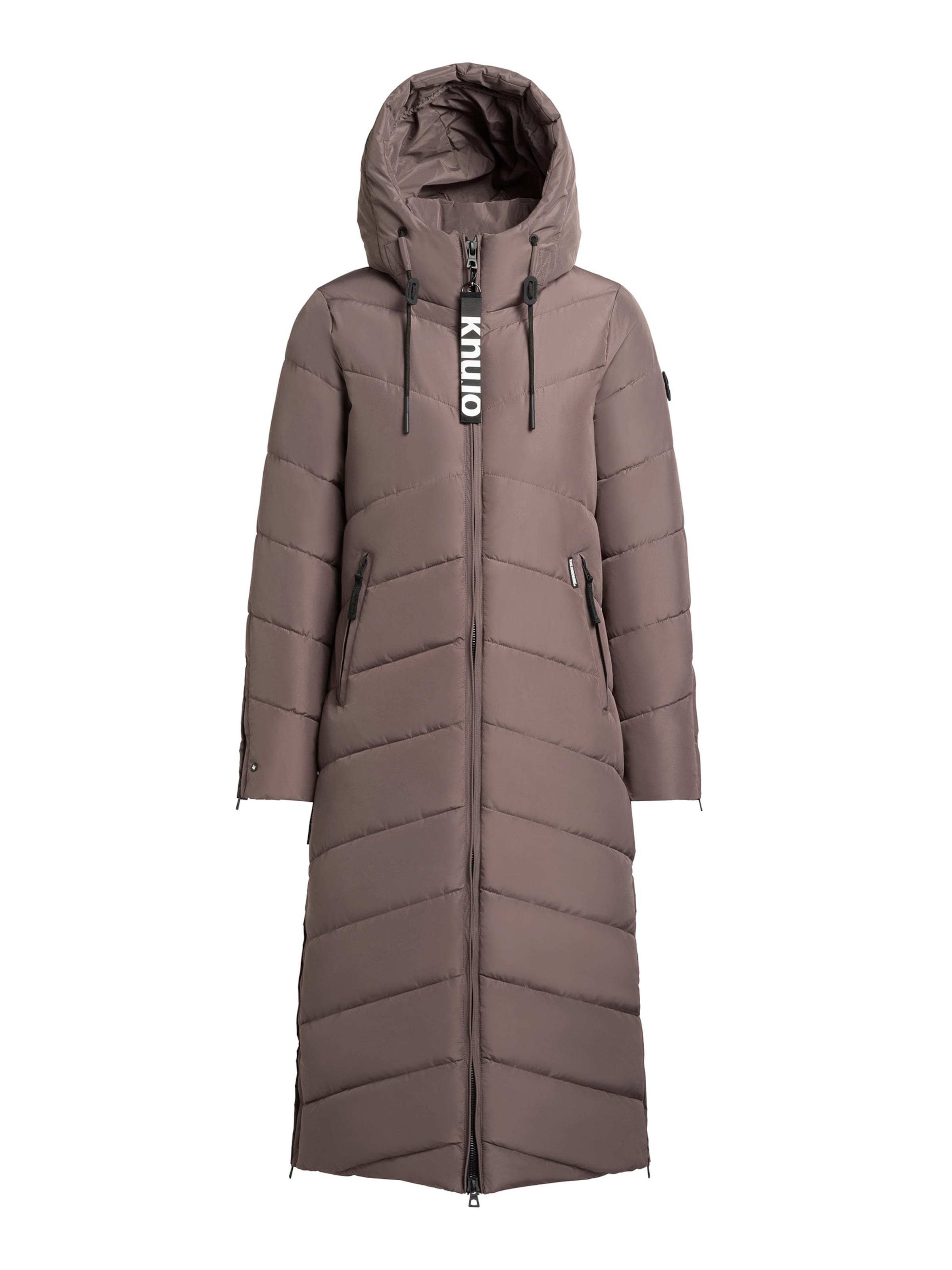 khujo Winter Coat in Brown: front