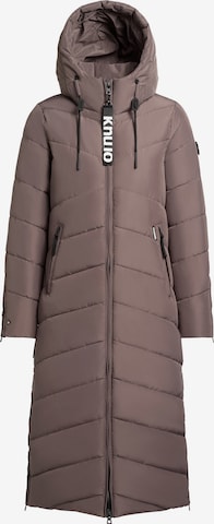 khujo Winter Coat in Brown: front