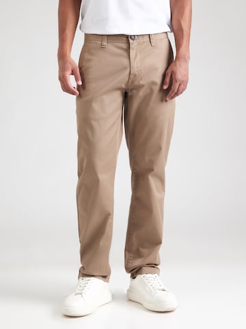 Regular Pantalon chino 'FRICKIN' Volcom en marron : devant
