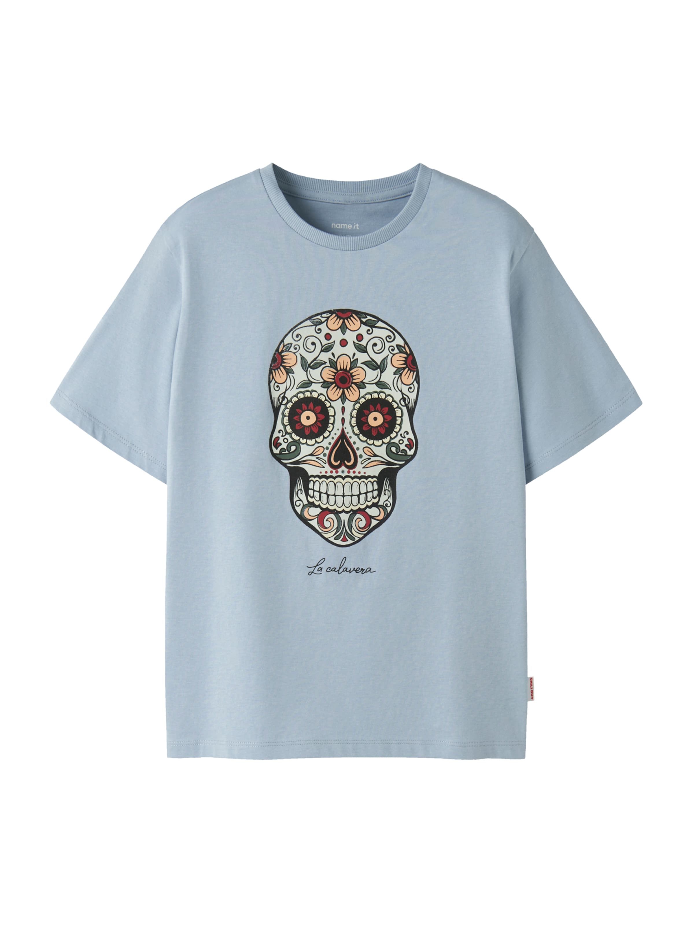 NAME IT Majica 'NKMHIPS' | modra barva: sprednja stran