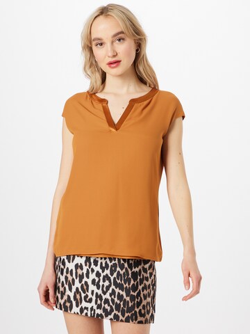 COMMA Blouse in Oranje: voorkant