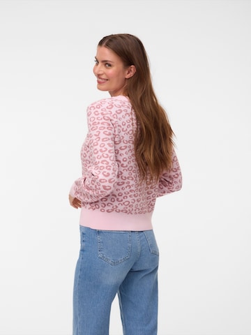 VERO MODA Strickjacke 'VMNANCY' in Pink