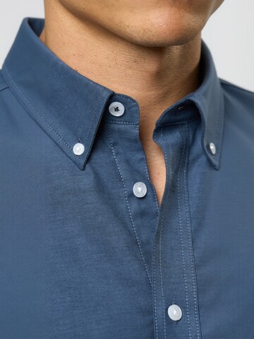 MCS Regular fit Overhemd 'MCGreg' in Blauw