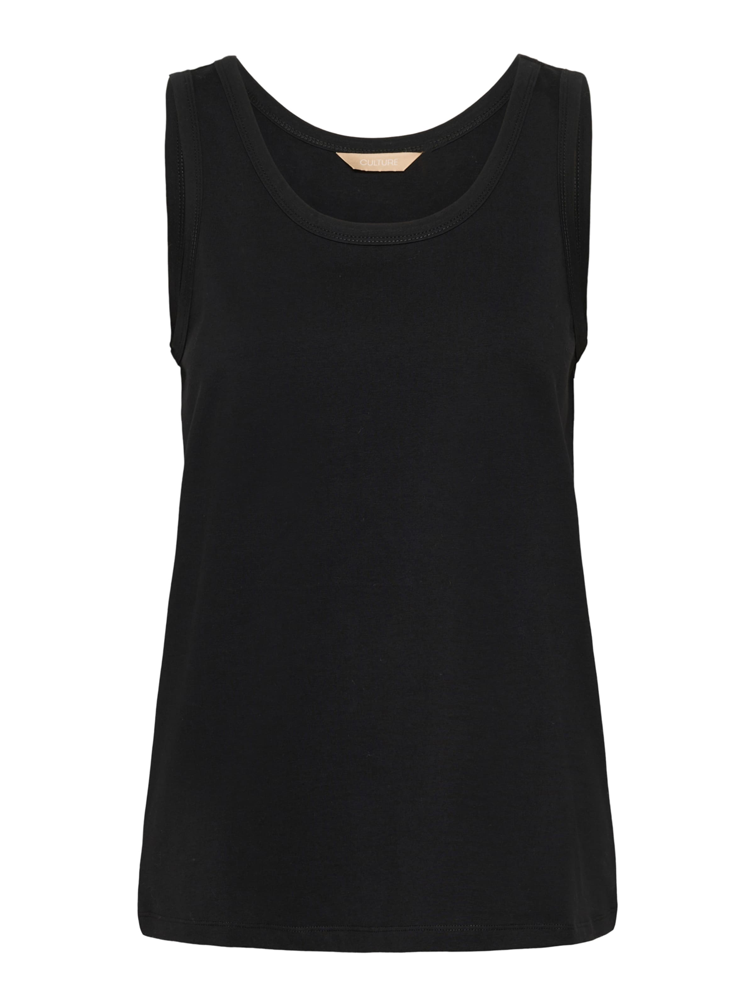 CULTURE Top - Čierna: predná strana