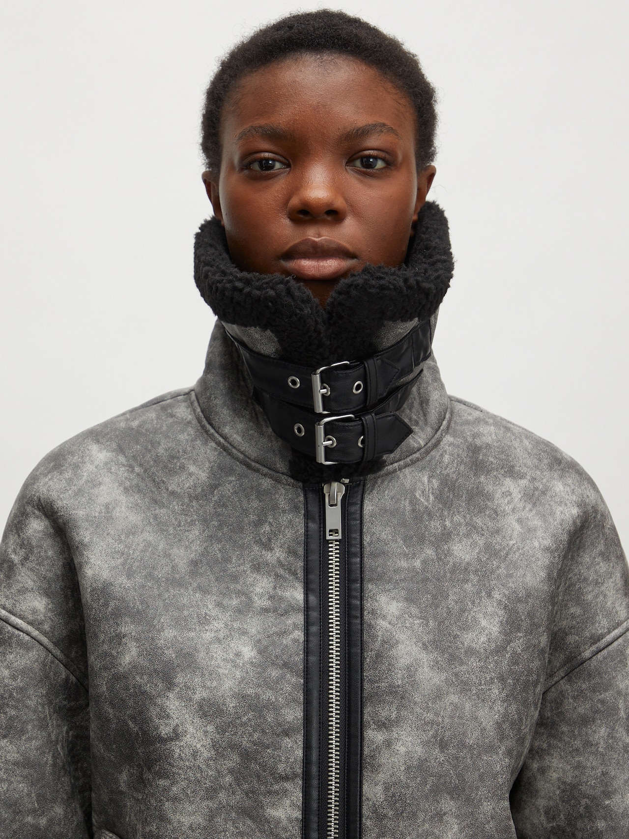 EDITED Winterjas 'Ivana' Grijs