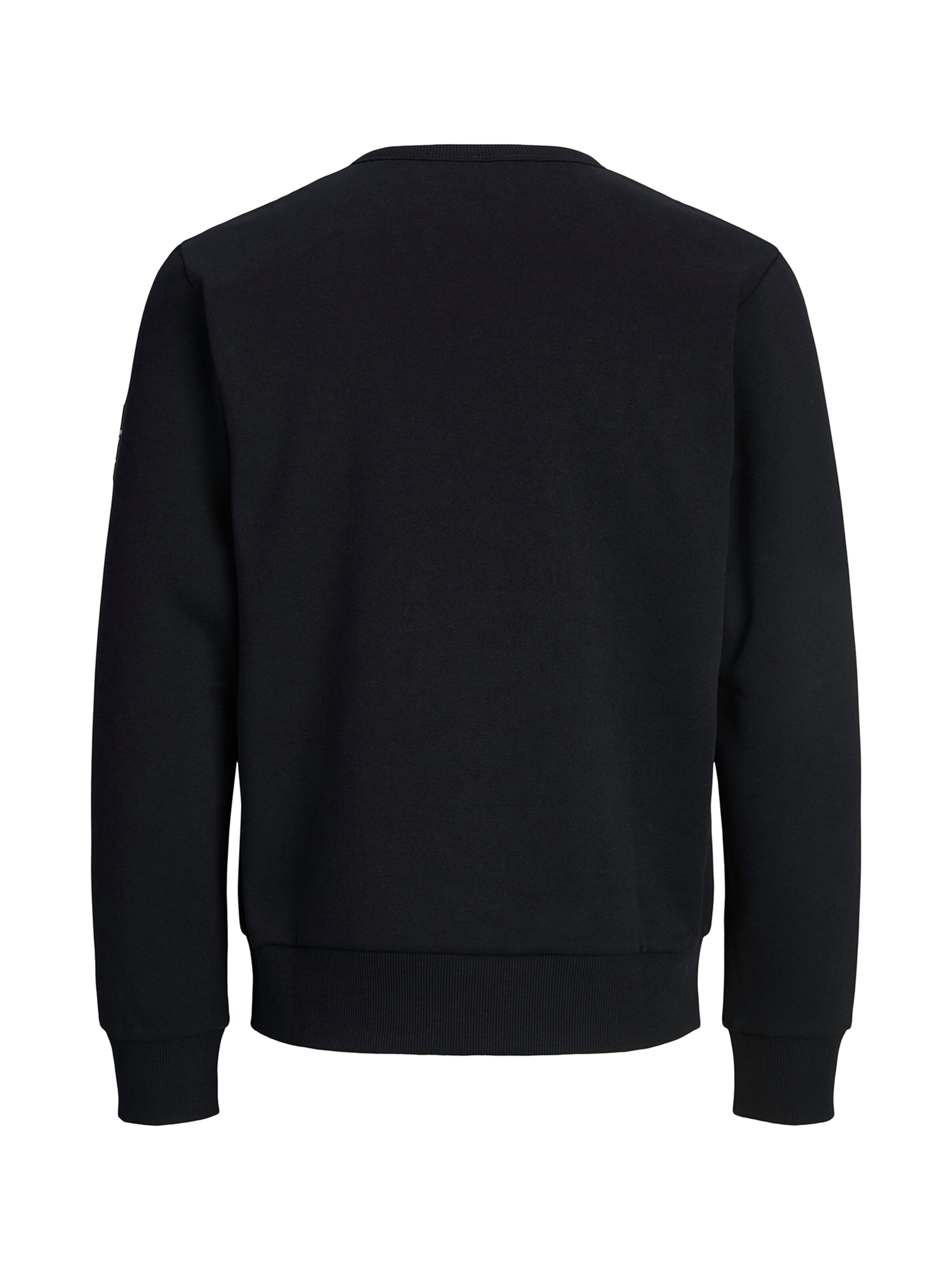 JACK & JONES Sweatshirt 'JJCleveland' in Zwart