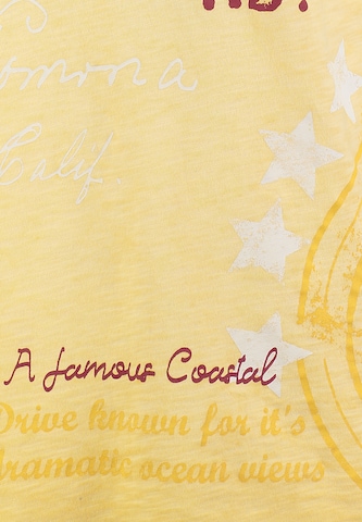 Key Largo Shirt 'KLOcean' in Yellow