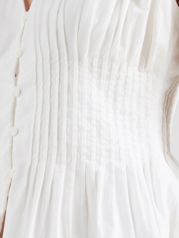balts VERO MODA Blūze 'VMELENA'