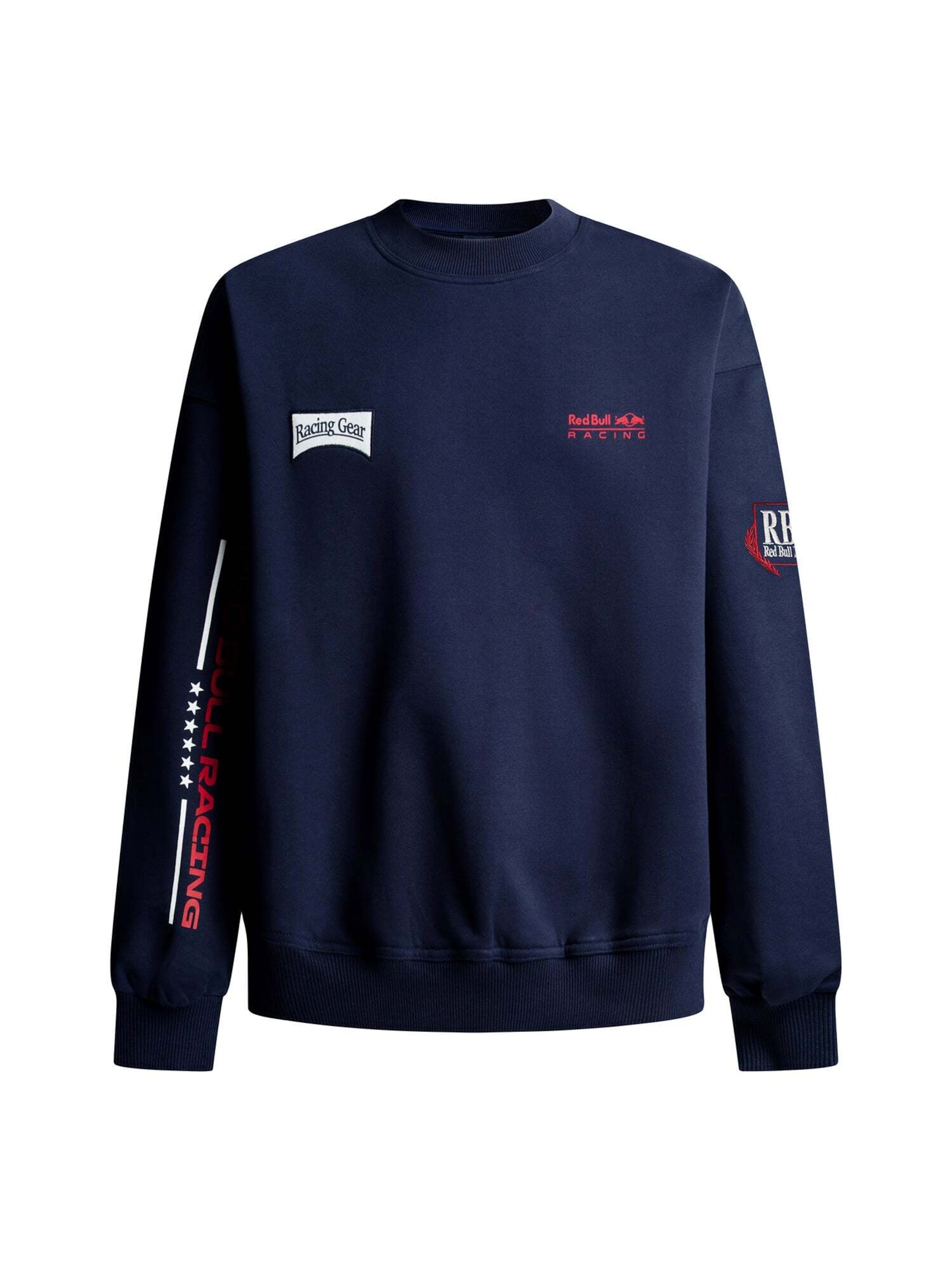 Sweat-shirt 'Speed' Red Bull Racing x Pepe Jeans en bleu : devant