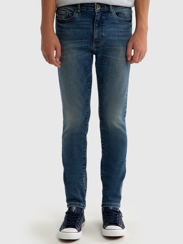 BIG STAR Slimfit Jeans  ' ERIC ' in Blau: Vorderseite