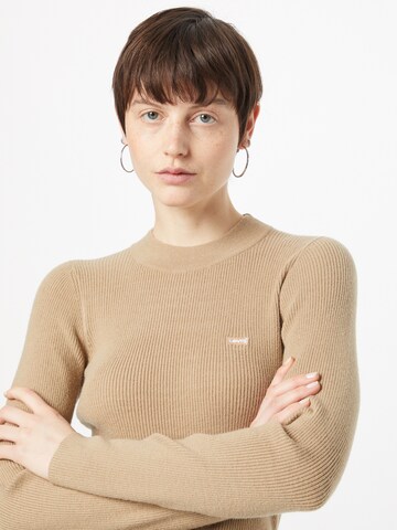 LEVI'S ® Pullover 'Rib Crew Sweater' i beige