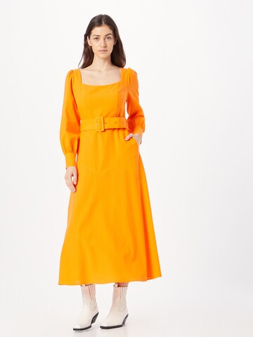 Olivia Rubin Jurk 'ALLEGRA' in Oranje: voorkant