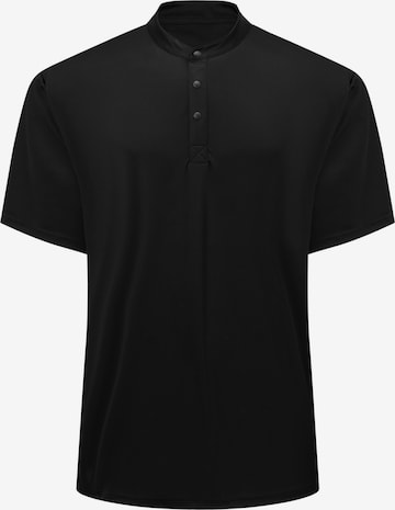 YOUTHUP Shirt 'Leibfrei' in Black: front