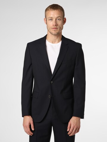 Coupe regular Veste de costume 'Jasper' BOSS Black en bleu : devant