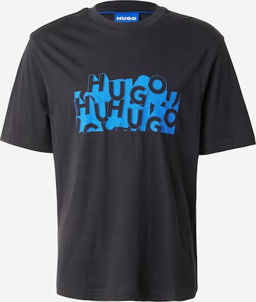 HUGO T-Shirt 'Nafralo' in Schwarz: Vorderseite