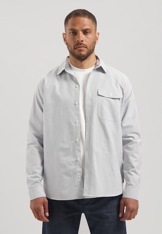 Dstrezzed Regular fit Button Up Shirt 'Evian' in Grey