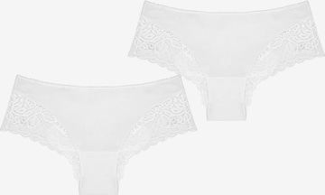 Slip ' Amourette Spotlight ' TRIUMPH en blanc : devant