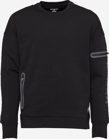 Superdry Sportsweatshirt in Schwarz: predná strana