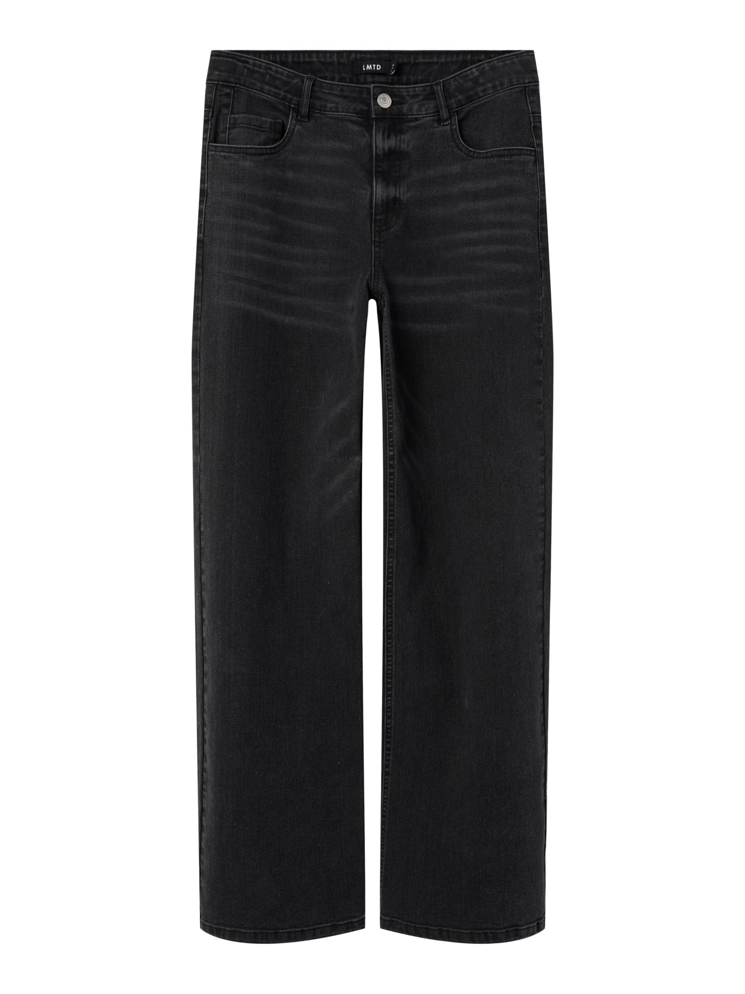 LMTD - Pierna ancha Vaquero 'NLFBLI' en negro: frente