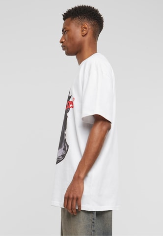 T-Shirt 'Fading Logo Statue' Forgotten Faces en blanc