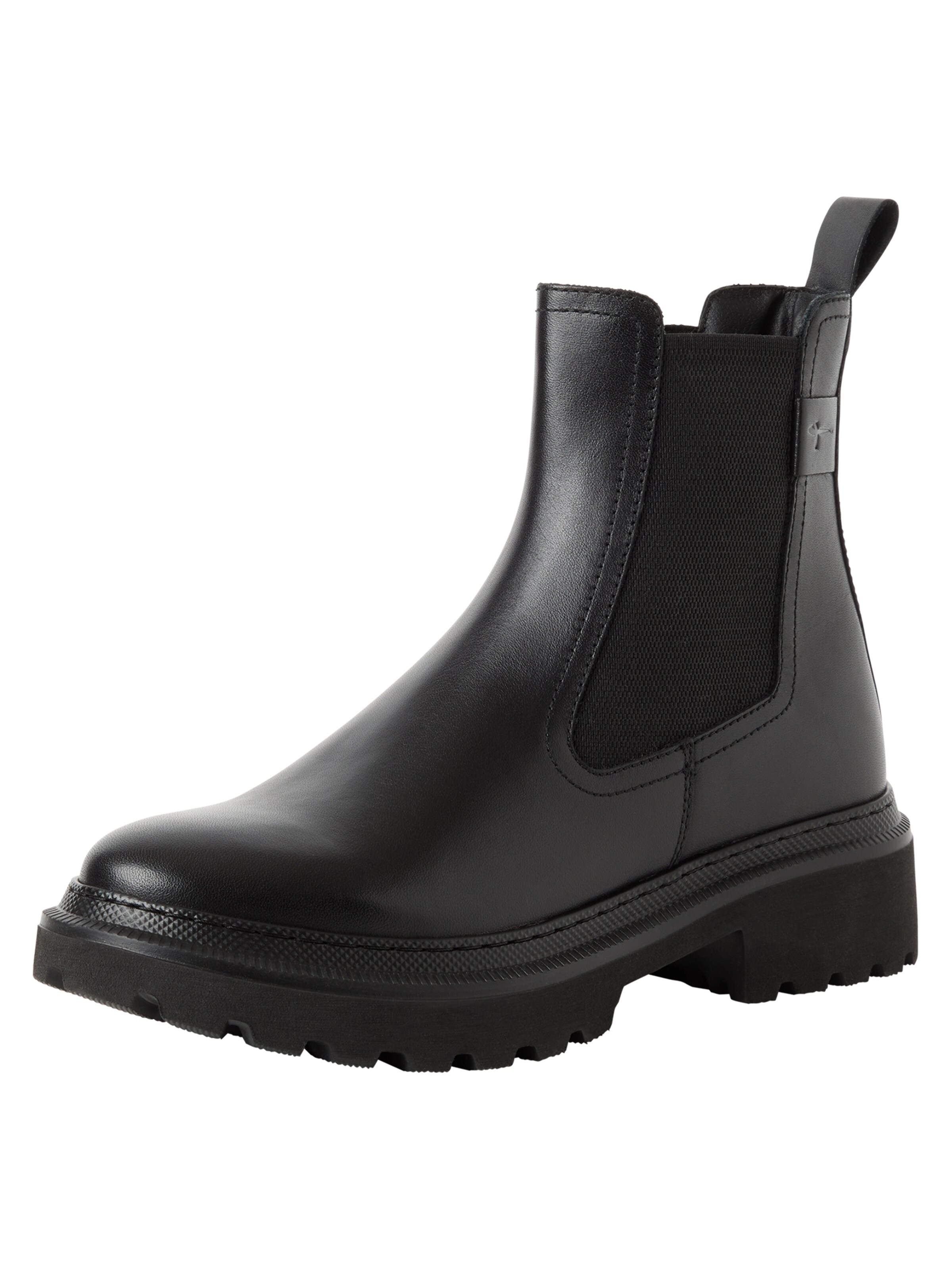 Tamaris Chelsea boots in Zwart: voorkant
