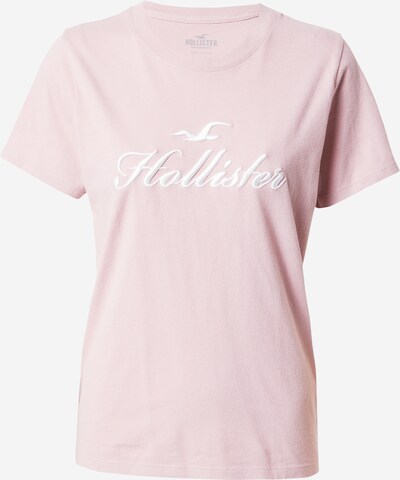 HOLLISTER T-shirt en rose / blanc, Vue avec produit
