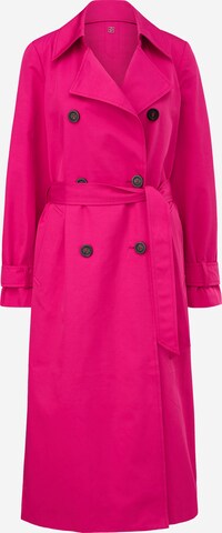 COMMA Демисезонное пальто в Ярко-розовый: спереди