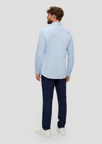 s.Oliver BLACK LABEL Slim fit Button Up Shirt in Blue
