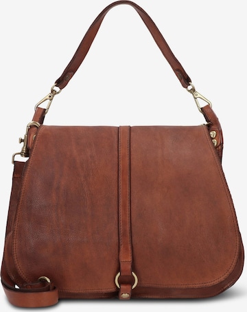 Campomaggi Shoulder Bag in Brown: front