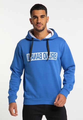 BRUNO BANANI Sweatshirt 'Howard' in Blauw: voorkant