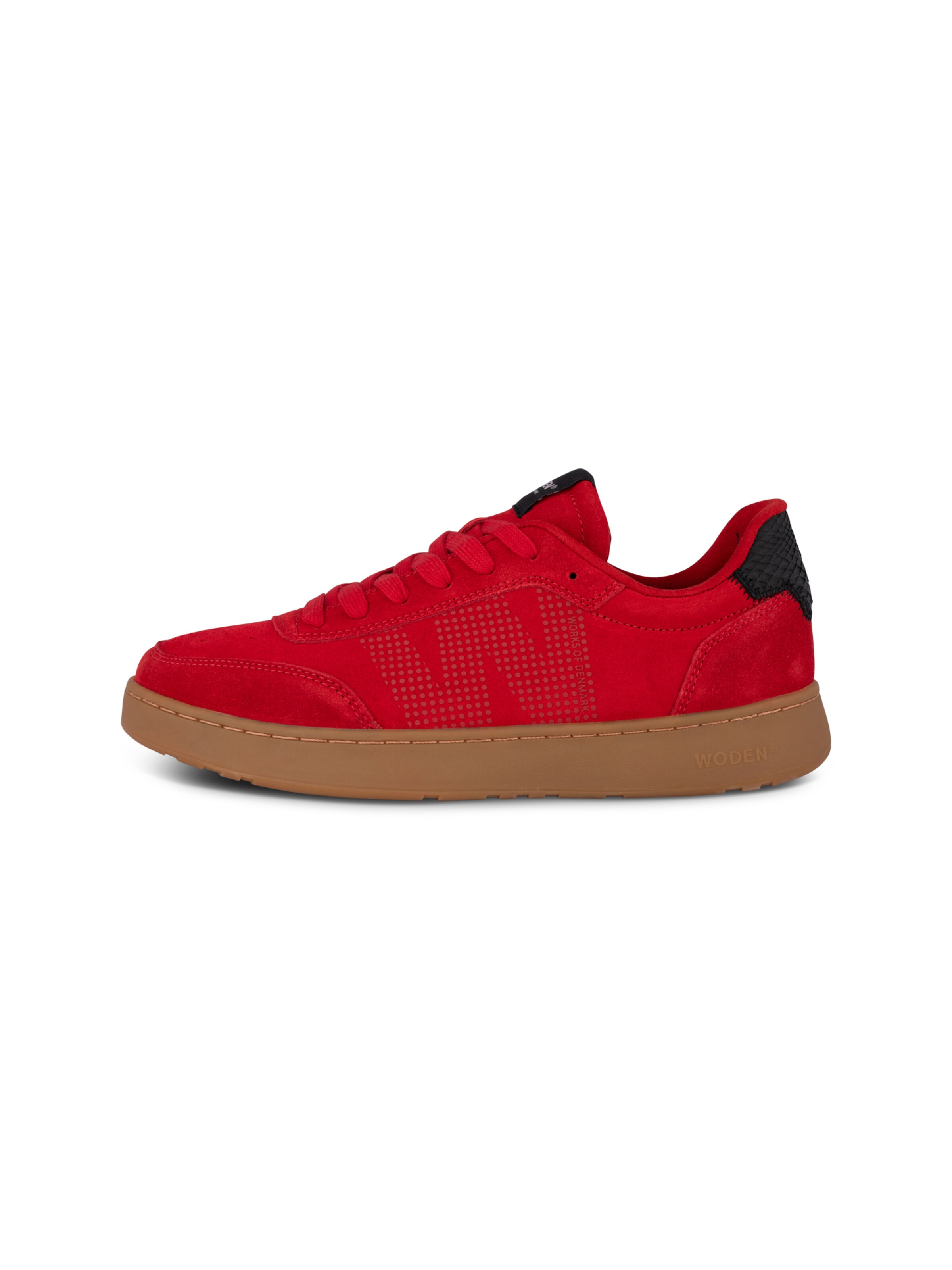 WODEN Sneakers laag 'Toke' in Rood: voorkant