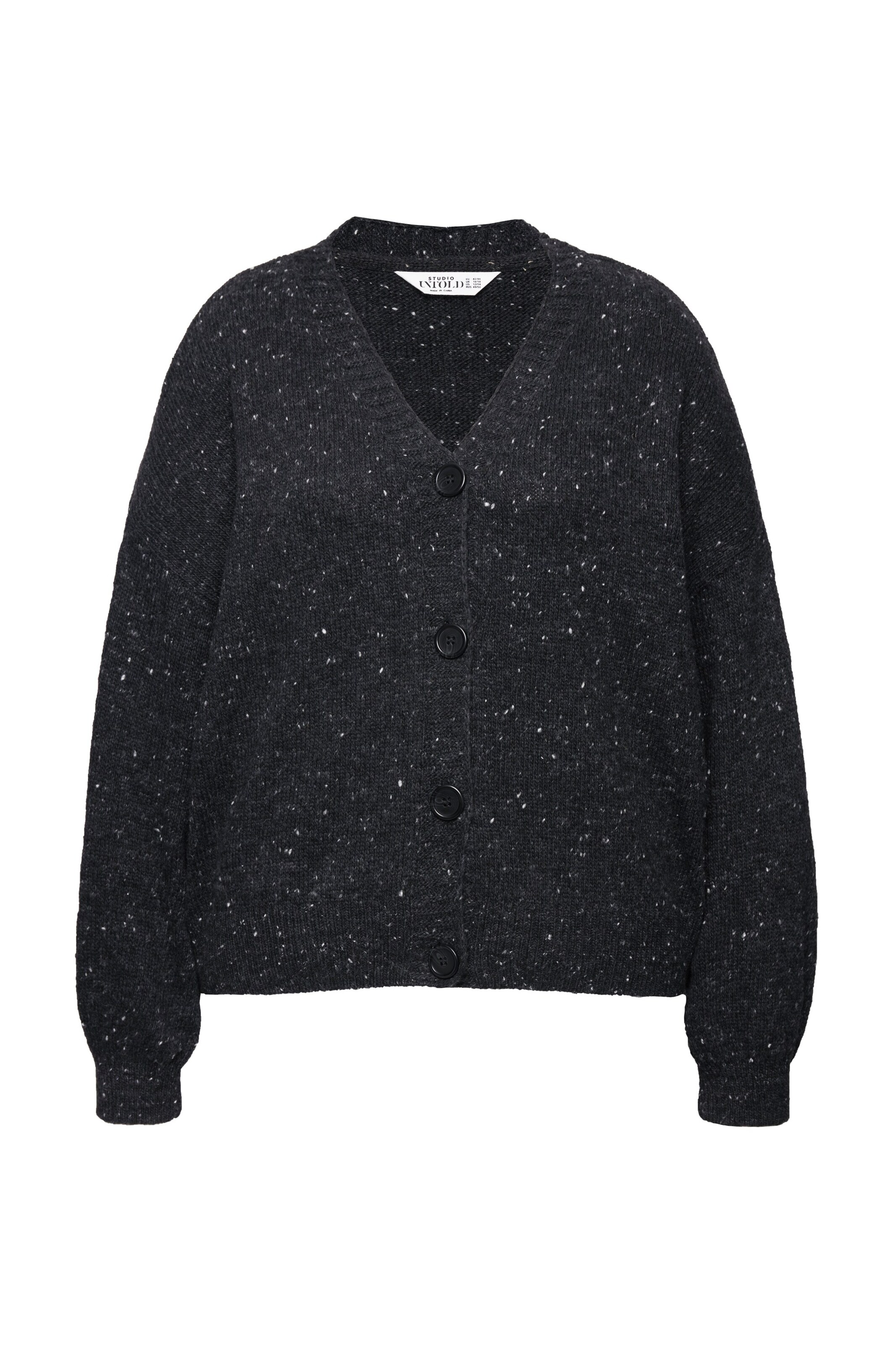 Studio Untold Strickjacke in Grau: Vorderseite