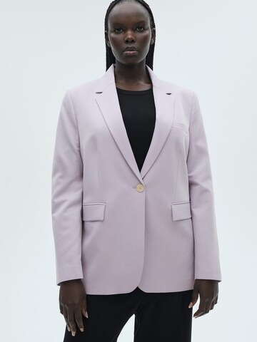 MANGO Blazer 'Boreal' i lilla: forside